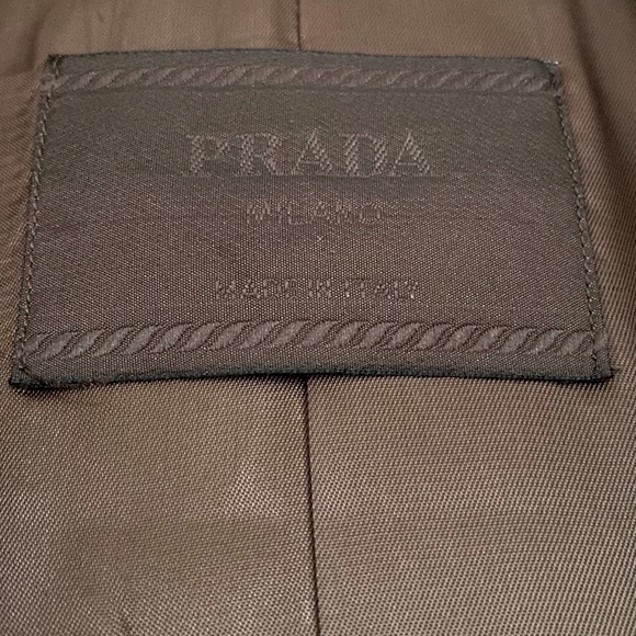 PRADA Dark Brown Leather Coat - Picture 11 of 14